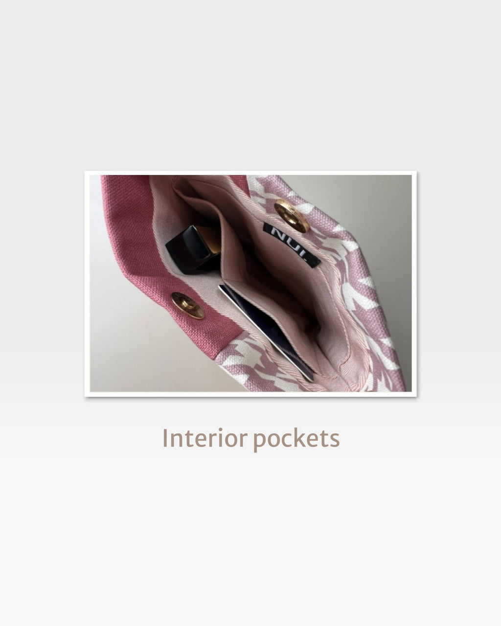 Pink×Houndstooth Phone Bag
